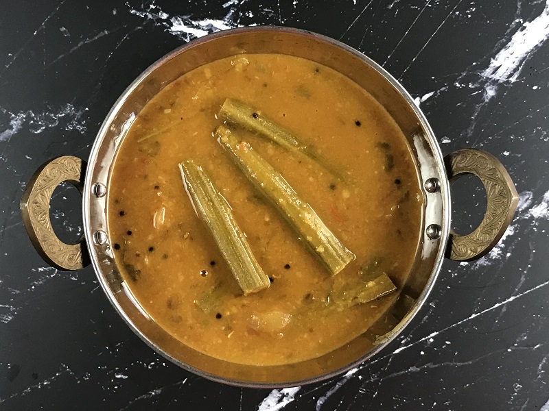 Drumstick sambar - Swasthi's Recipes