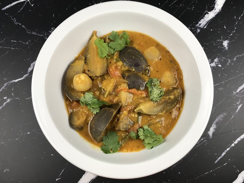 Eggplant Sambar